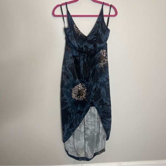 Free People Black/ Navy Tulip hem dress - Picture 3 of 8
